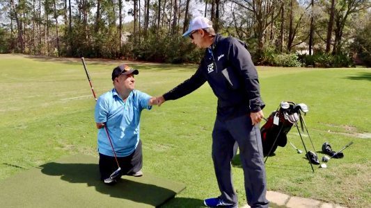 John Robinson and Kirk Jones Adaptive Golf
