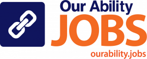 Our Ability dot Jobs logo